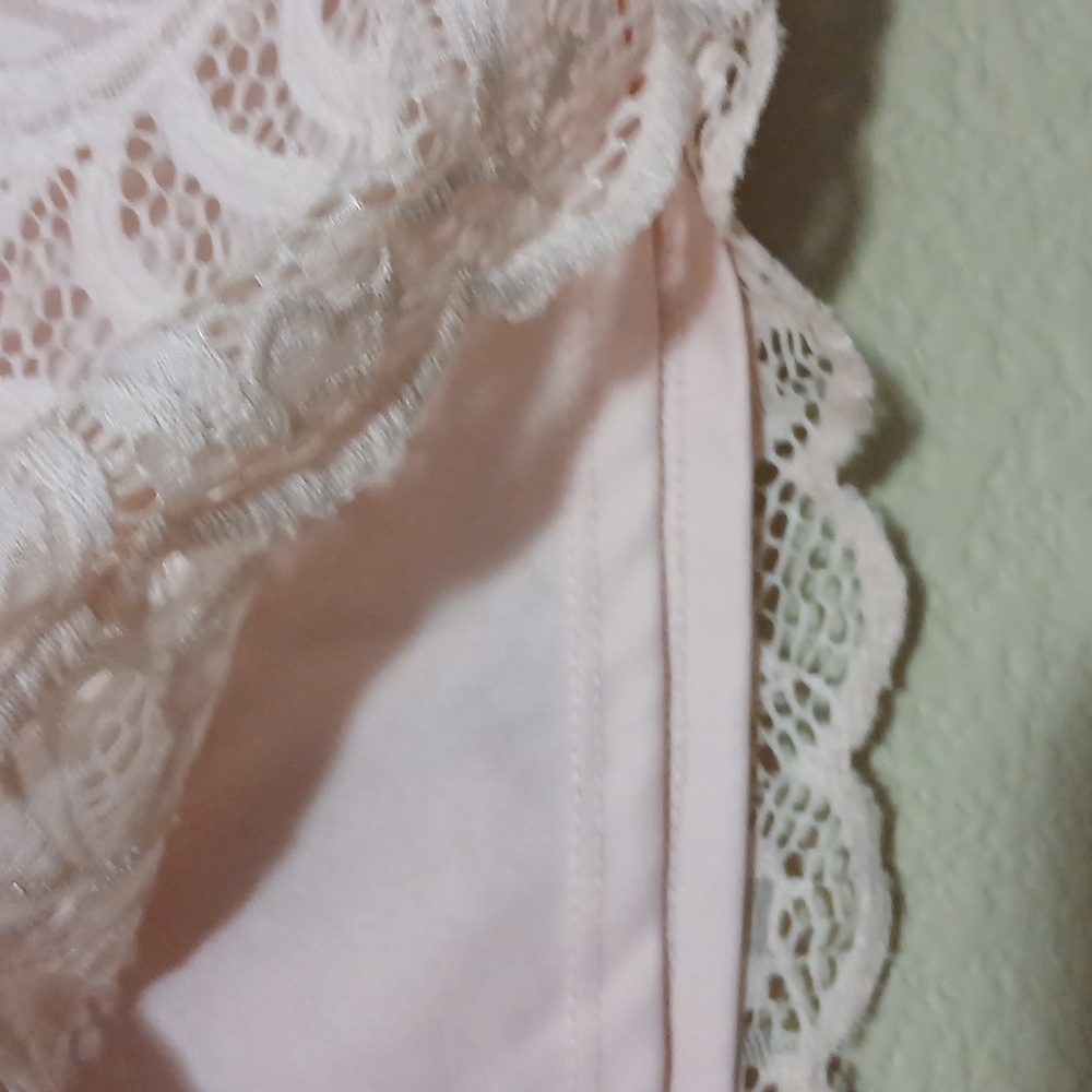 Ambiance Pink Lace Skirt - Picture 3 of 5